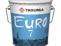 Краска ЕВРО 7  матовая латексная, выдерживает легкое мытье, Тиккурила