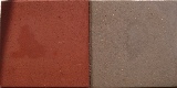 Тротуарная плитка вибропрессованная *Кубик* 80 мм красная