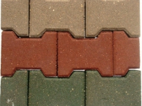 Тротуарная плитка вибропрессованная *Катушка* 60 мм серая