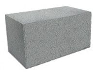 Блок пескоцементный полнотелый фундаментный 400х200х200