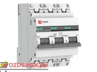 ЭКФ PROxima mcb4763-3-10C-pro Выкл.автомат. ВА 47-63 3P 10А (C) 4,5кА