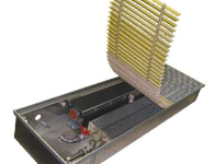 Внутрипольные конвекторы EVA KBO, KBO-H с вентилятором для влажных помещений