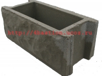 Производство бетонных заборов, бетонные блоки забора, Блок Забора БЗ-40.