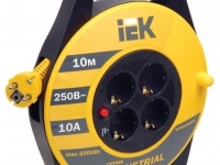 УК10 4 места, 10 м (WKP15-16-04-10): Удлинитель на катушке «Industrial»