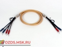 Акустический кабель  Van den Hul Mounted set 3T The Cloud SE. 2 метра пара. Разъем BERRI bi-wiring (2-4) Цвет золотой
