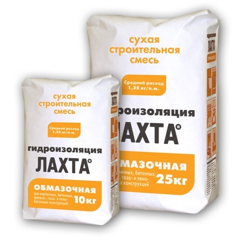 Обмазочная гидроизоляция Лахта