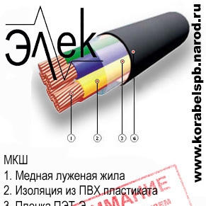 МКШ, МКЭШ – продажа монтажного кабеля