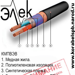 Кабель КМПВЭВ, КМПВЭВнг, КМПВЭВнг-LS из наличия