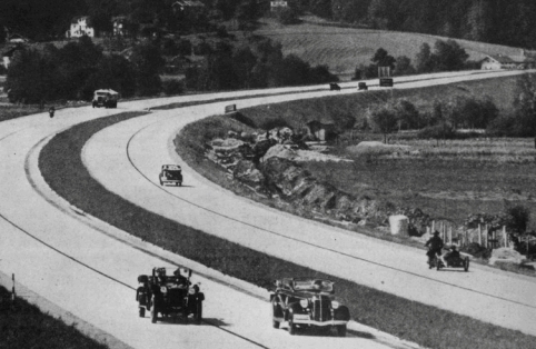 Автобан в Германии 1930-ые года